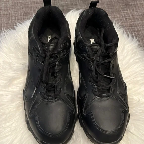 Safety Shoes: Roebucks Black Steel Toe Mens Size 8 Redback Easy Escape Steel Toe Black – Shoeteria main image 2